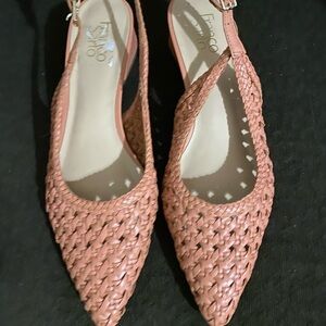 Franco Sarto Women's Coral Woven Slingback Flats